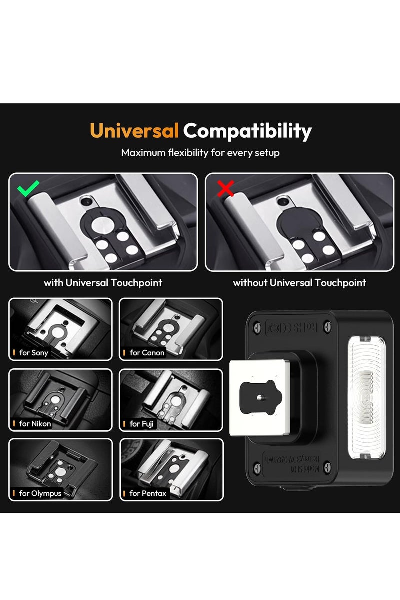Ulanzi Mini Camera Flash SL01 Speedlite Digital Camera Speedlight with Hot Shoe, Compatible with Sony/Canon/Fuji/Nikon/Panasonic/Olympus/Pentax - Image 2