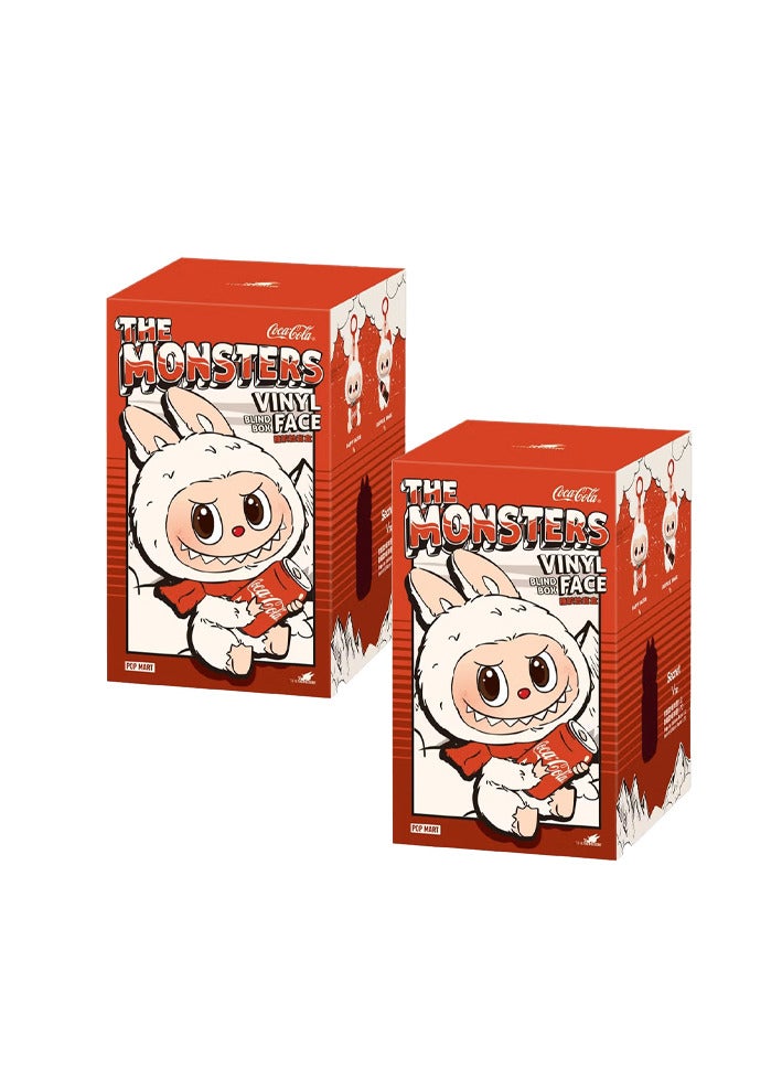 Pack of 2 Labubu Coca Cola Series Vinyl Plush Pendant Single Blind Box - Image 1