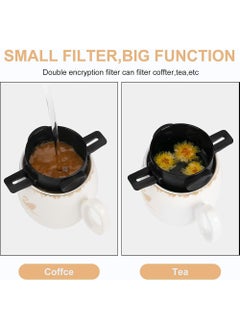 Bincoo Portable Ground Coffee Filter, Reusable Pour Over Coffee Maker, 304 Stainless Steel Cone Coffee Dripper Filter, Paperless for Home Office Travel Camping Hiking Black  - Image 2