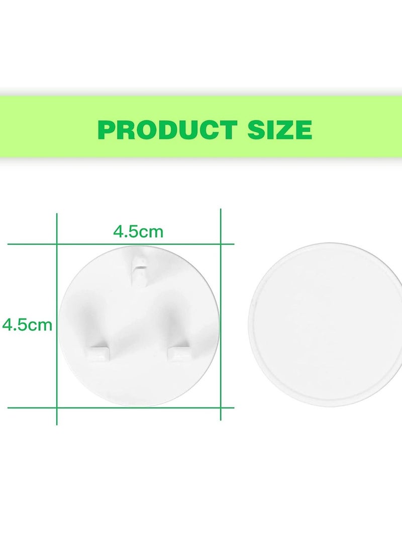 Baby Home Safety Socket Covers Child Proof Plug Socket Protectors/Guards (20 Packs) (White)