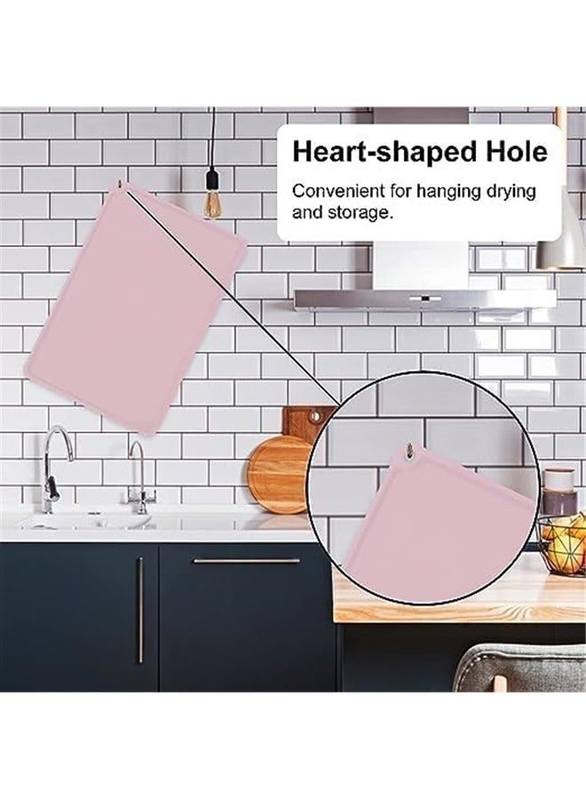 Waterproof Pet Food Mat Pink 40x50cm，Cute Cat Food Mat, Dog Feeding Mat for Food and Water, Waterproof Non-Slip Silicone Mat for Floor, Dog Food Mat with Raised Edge to Prevent Food Spills and Water - Image 5