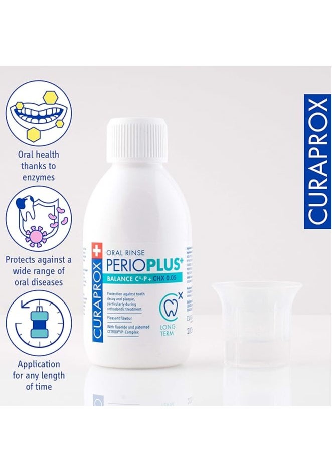 Perio Plus Balance CHX 0.05% Mouthwash 200ml - pzsku/ZA6C5EBA3F99CDC15355CZ/45/_/1710250530/509893f0-e5ea-47bb-8960-30d7b1f24a32