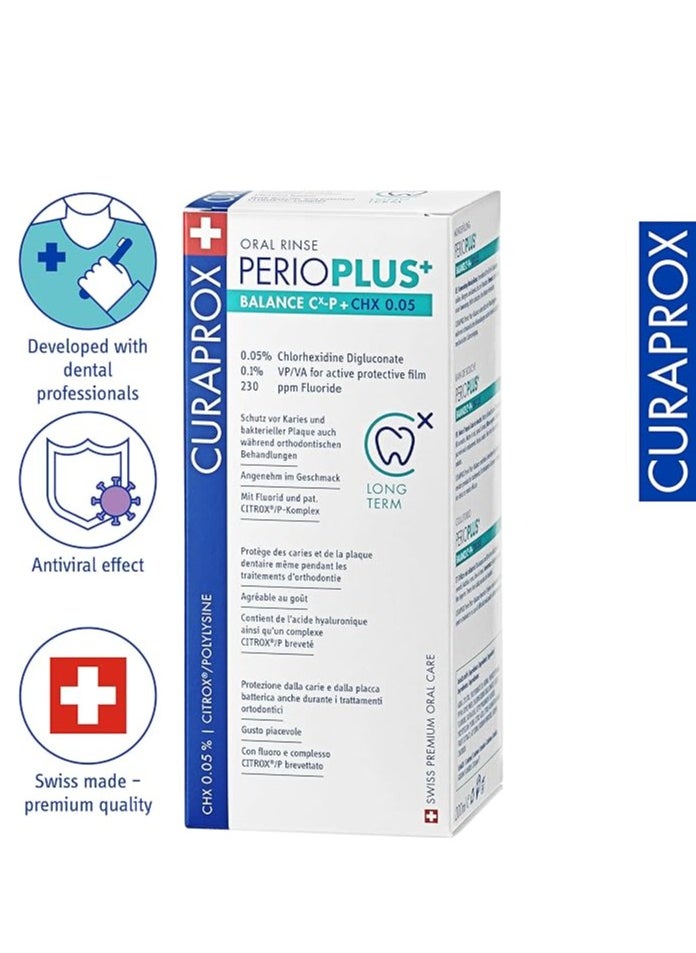 Perio Plus Balance CHX 0.05% Mouthwash 200ml - pzsku/ZA6C5EBA3F99CDC15355CZ/45/_/1710250569/8319a1e5-c42a-427b-b54c-1ac1f93b22ae