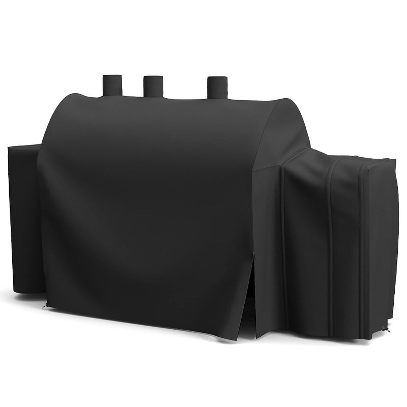 SHINESTAR 8080 Grill Cover for CharGriller 5050 5650 93560 Grill Heavy Duty Waterproof BBQ Smoker Cover with Special Zipper Design