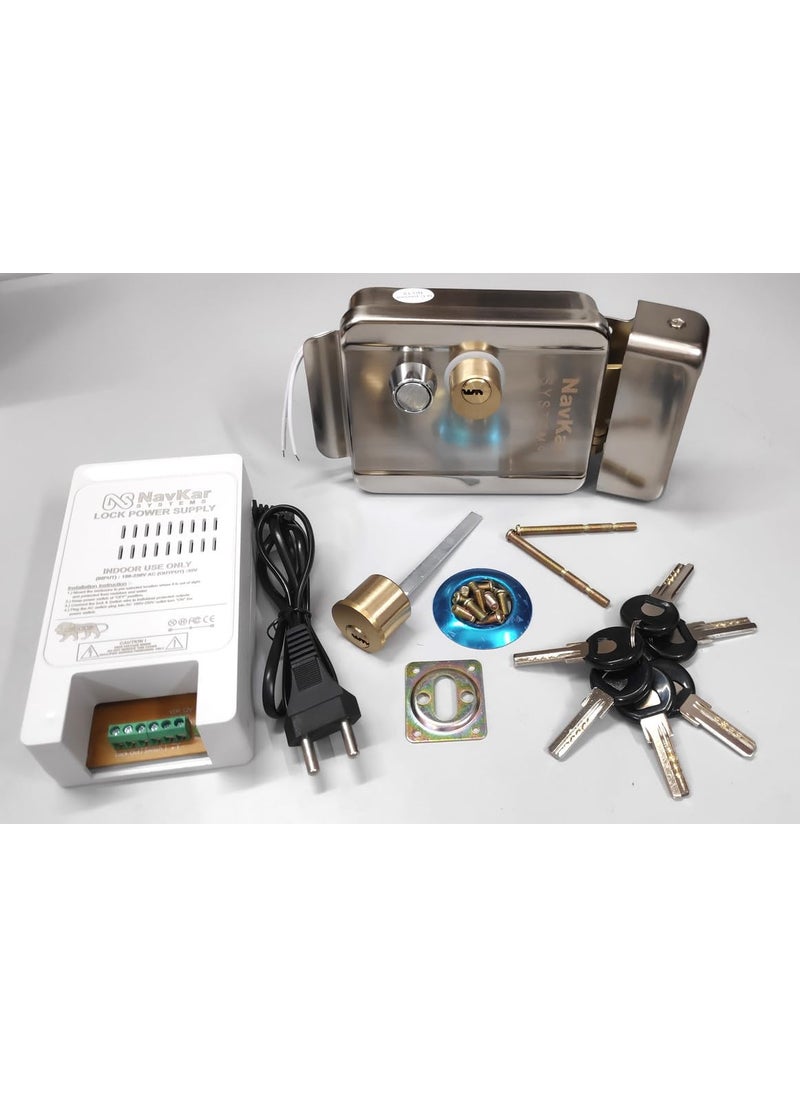 NAVKAR SYSTEMS NAVKAR SYSTEMS Electronic Lock with Switch Power Supply Multi Colour  - Image 1