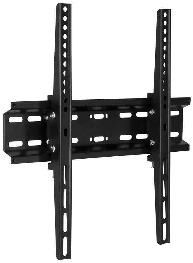 Mount-It! Tilting Flatscreen Wall Mount TV for 30, 32, 37, 39, 40, 42, 43, 47, 49, 50, 55 inch LED, LCD, and Plasma televisions - 77 lbs Capacity, 2" Low Profile Design, Max VESA 400 x 400 - Image 1