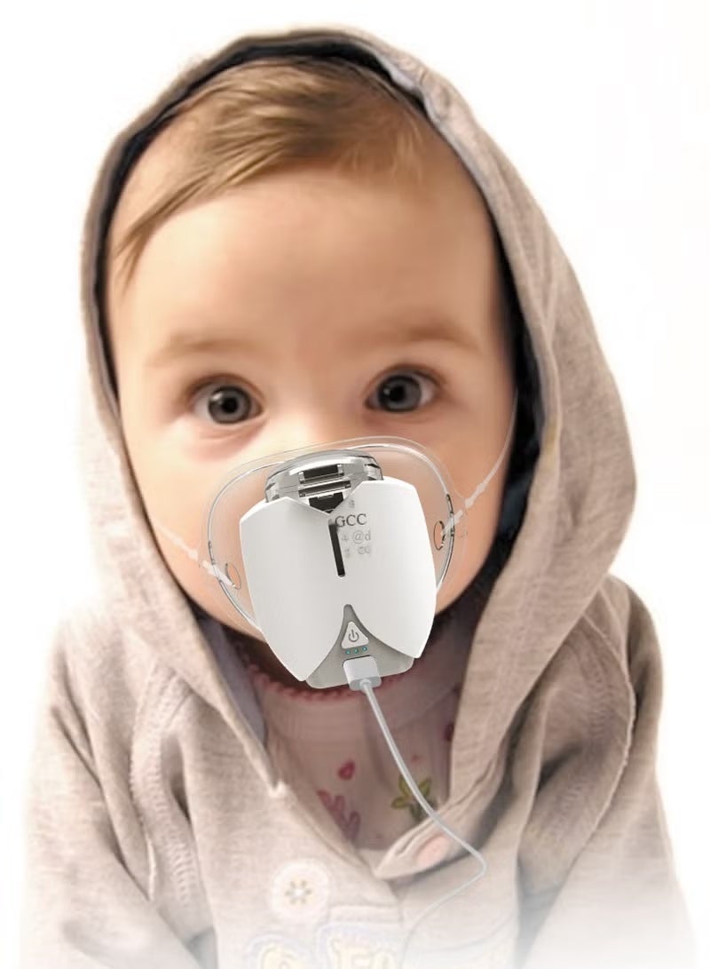 جهاز بخاخ محمول للأطفال والكبار - بخاخ إلكتروني منزلي بالموجات فوق الصوتية، معدات طبية صحة للاستنشاق - Image 1