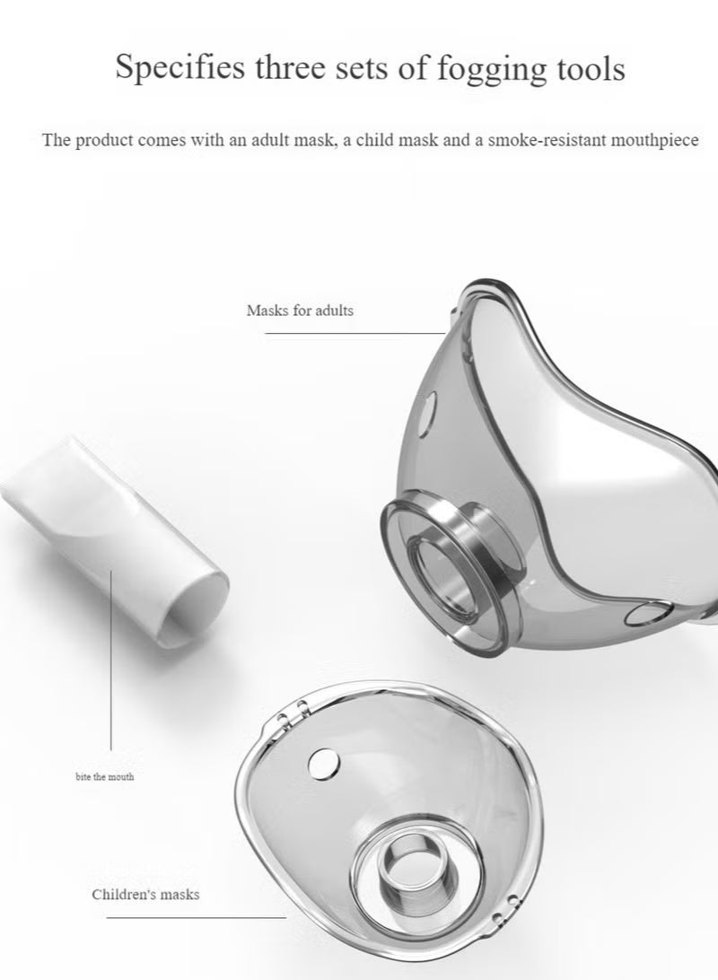 جهاز بخاخ محمول للأطفال والكبار - بخاخ إلكتروني منزلي بالموجات فوق الصوتية، معدات طبية صحة للاستنشاق - Image 5
