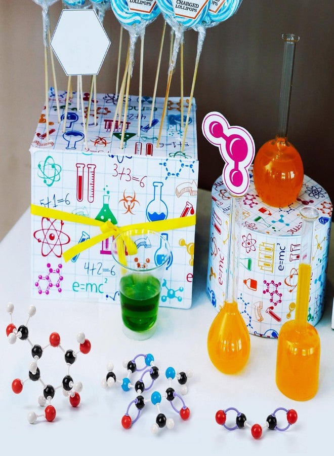 HFKPJRT Molecular Model Kit, 208 Pcs Molecular Model Kit Organic Chemistry, Atom Element Model Kits for Lessons in Chemistry, Gift for Teachers and Students to Raising Space Imagination - Image 5