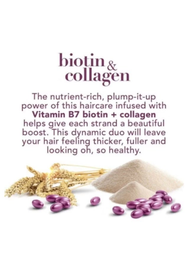 Ogx Full Biotin And Collagen Shampoo Purple 385ml - Image 4