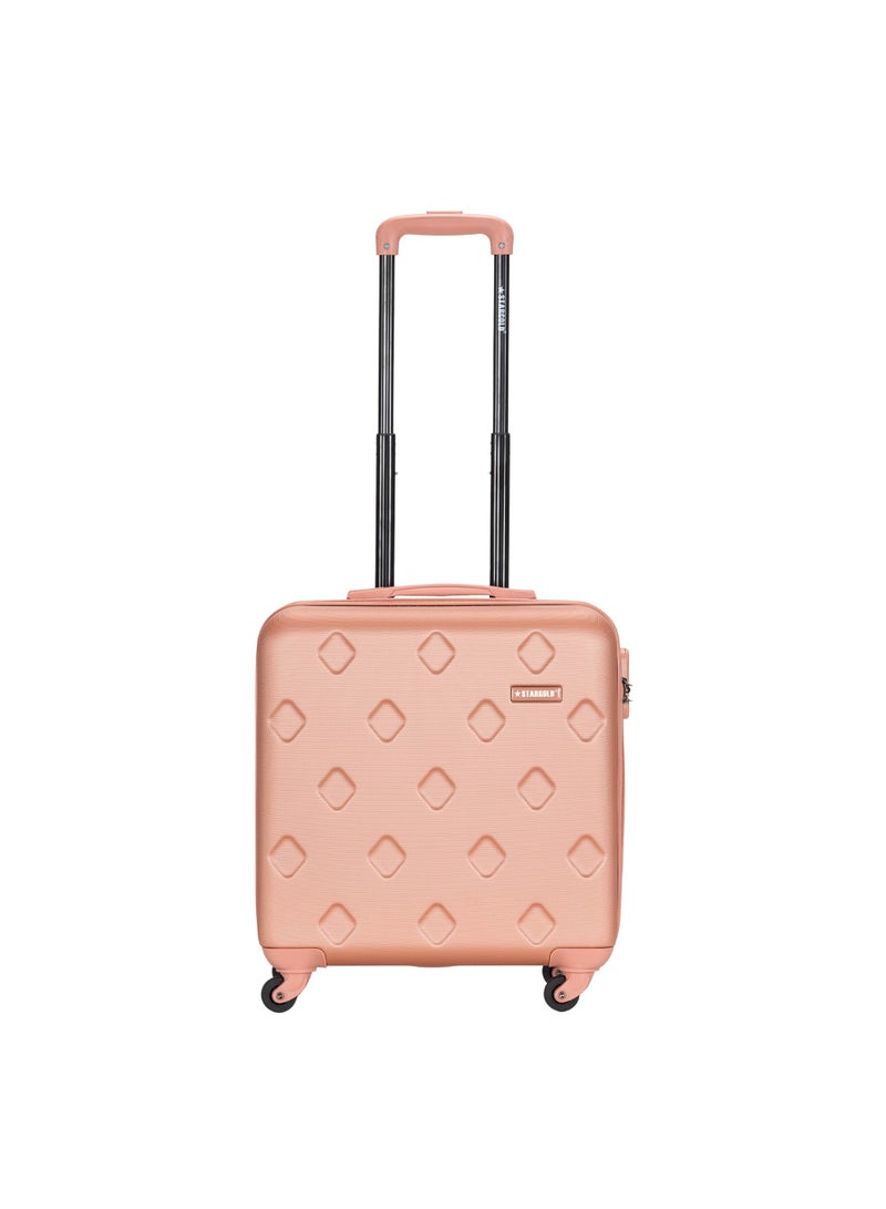 ستارجولد حقيبة سفر بمقصورة ذات 4 عجلات ذات جوانب صلبة مع قفل رقم 16 بوصة - Image 1