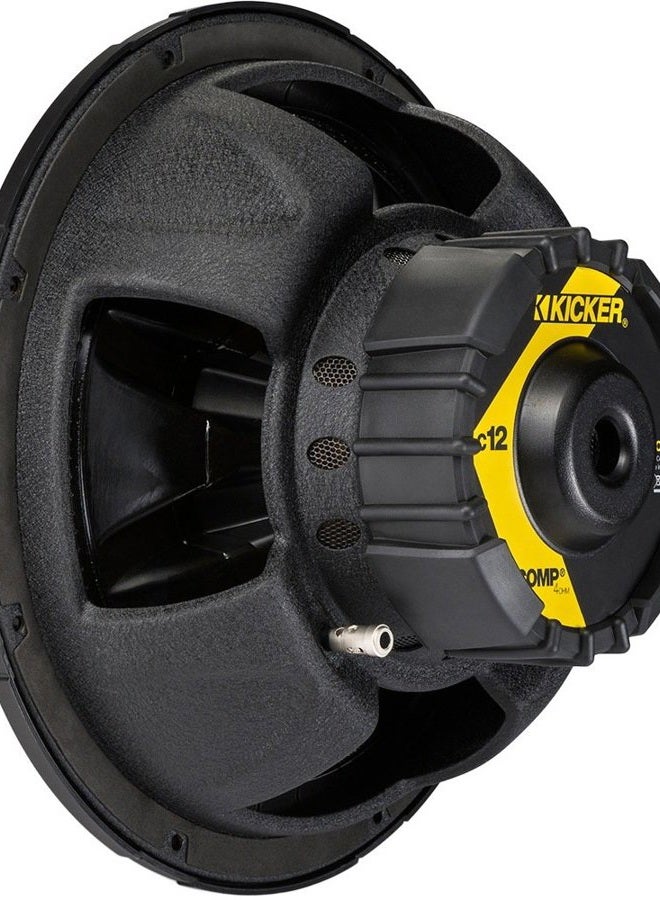 Kicker مضخم صوت 12 بوصة (30 سم) مع مضخم صوت منخفض التردد، 4 أوم، متوافق مع RoHS - Image 4