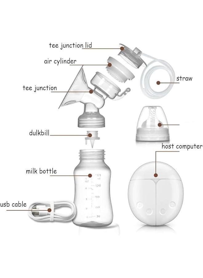 Automatic Breast Pump - Double Electric Breast Pump - Portable Breastpump 3 Modes, 9 Levels，White - Image 3