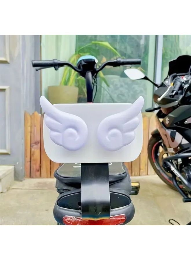 2pcs Pink Angel Wings Helmet Ornaments For Electric Car And Motorcycle - Image 4