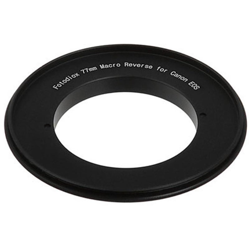 Fotodiox 77mm Macro Reverse Mount Adapter, for Canon EOS 1D, 1DS, Mark II, III, IV, 1DC, 1DX, D30, D60, 10D, 20D, 20DA, 30D, 40D, 50D, 60D, 60DA, 5D, Mark II, Mark III, 7D, Rebel XT, XTi, XSi, T1, T1i, T2i, T3, T3i, T4, T4i, C300, C500 - Image 2