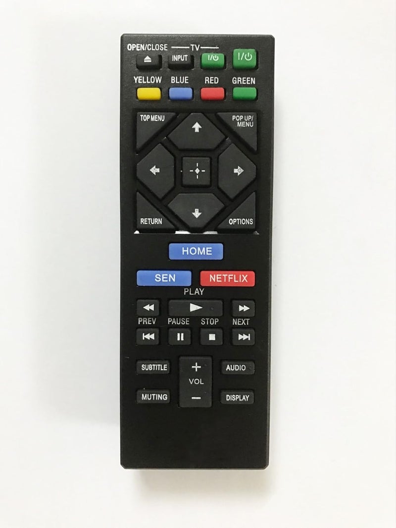BOMAZ Replacement Remote Control for Sony BDP-BX150 BDP-S3100 BDP-S5200 BDP-S7200 BDP-BX650 BDP-S3500 BDP-S5500 BDP-S1100 Blu-ray Disc Player - Image 1