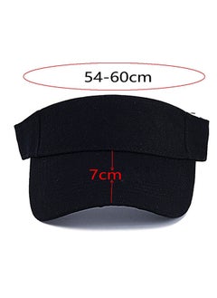 Ant Sport Sun Visor Hats, Adjustable Lightweight Outdoor Sports Empty Top Baseball Cap, UV Protection Cap for Cycling Running Tennis Golf & All Sports (Black)  - Image 2