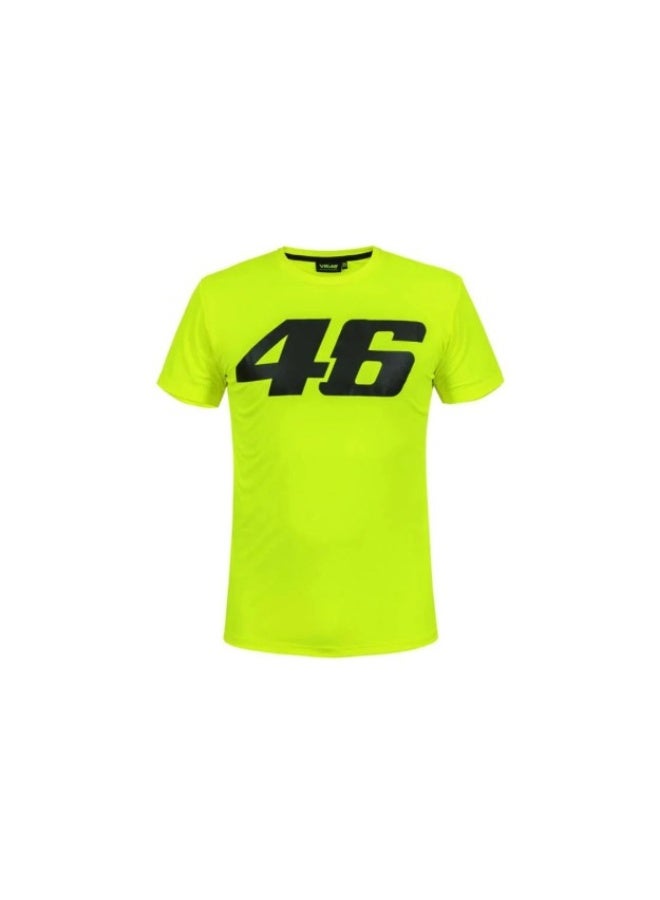 VR46 Valentino Rossi Fluorescent Yellow T-Shirt - Image 1