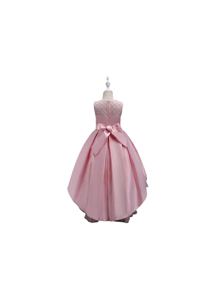 D'Daniela D'Daniela - Long Tail Flower girl dress Pink