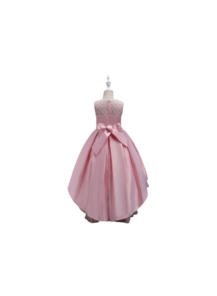 D'Daniela Pink High-Low Dress - Image 2
