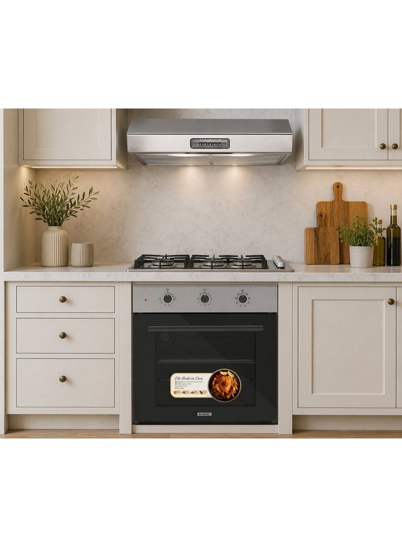 Kumtel Built-In Kitchen Appliance Set – Oven, Gas Hob & Cooker Hood – 60×60 - Image 1