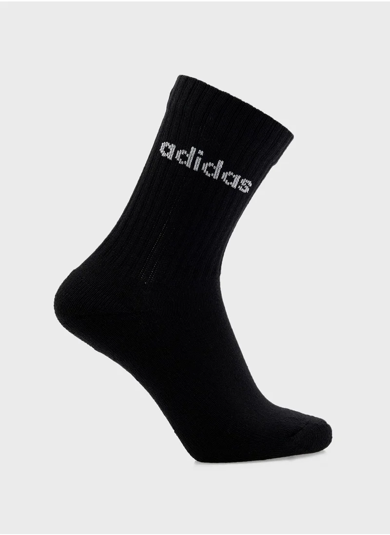 Adidas 3 Pack Crew Socks