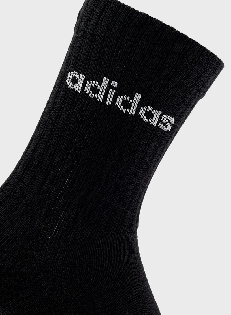 adidas مجموعة من 3 أزواج من الجوارب الرياضية