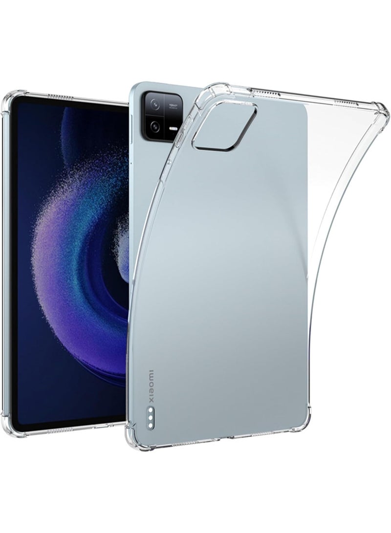 Case for Xiaomi Mi Pad 7/7 Pro, ultra-thin made of soft TPU silicone, shockproof mobile phone case, fingerprint-resistant and shock-absorbing protective cover for Xiaomi Mi Pad 7/7 Pro... - Image 1