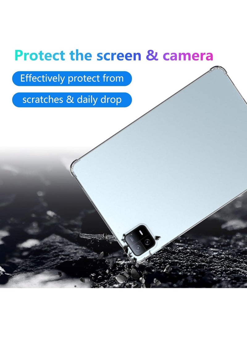 Case for Xiaomi Mi Pad 7/7 Pro, ultra-thin made of soft TPU silicone, shockproof mobile phone case, fingerprint-resistant and shock-absorbing protective cover for Xiaomi Mi Pad 7/7 Pro... - Image 4