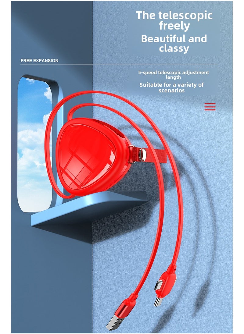 Super Fast Mobile Wireless Charger and Telescopic 3-in-1 Charging Cable  - Image 3
