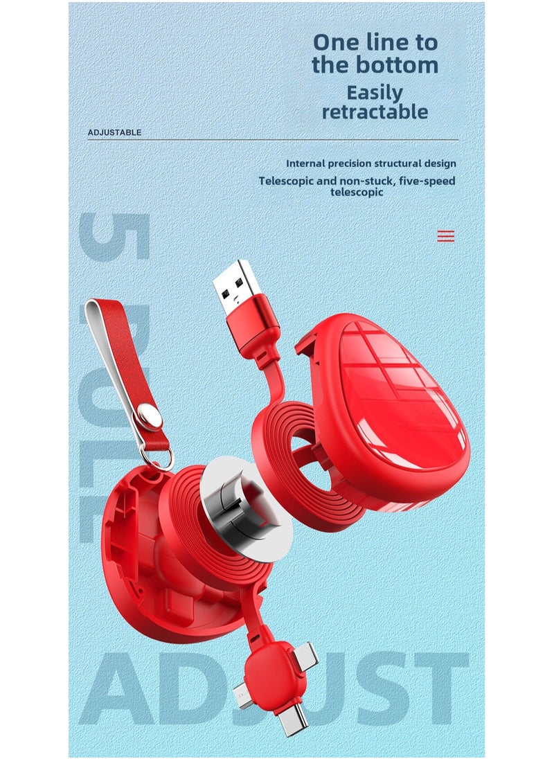 Super Fast Mobile Wireless Charger and Telescopic 3-in-1 Charging Cable  - Image 4