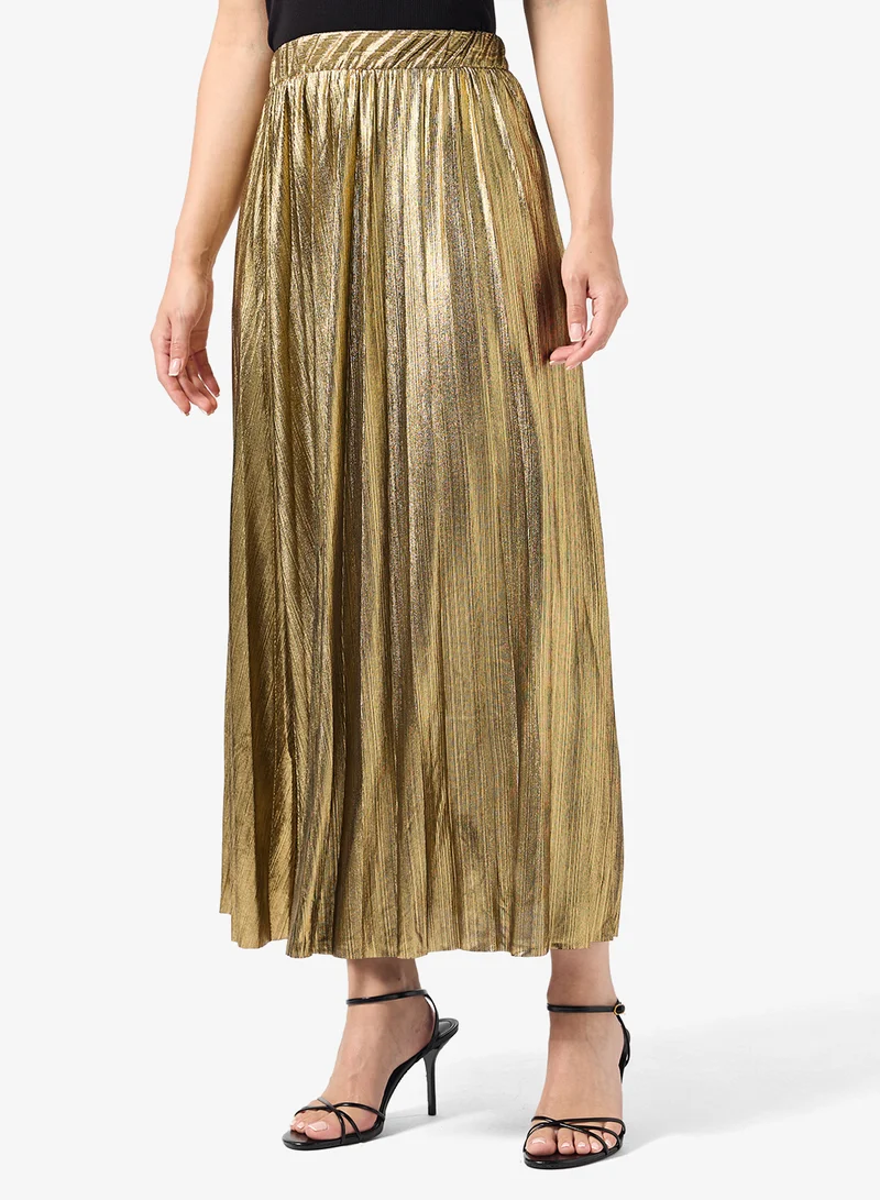 ONLY Onlsikka Foil Plisse Skirt