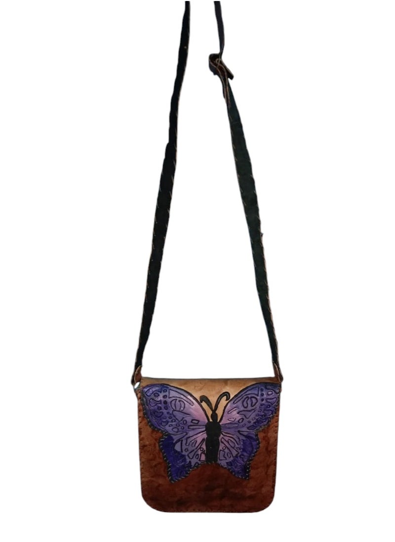 Sheer - Fashionable Leather Crossbody Bag - Image 1
