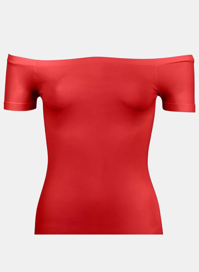 Silvy Lycra Nancy Half Sleeves Off Shoulder Top - Image 2