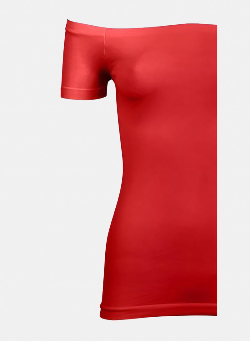 Silvy Lycra Nancy Half Sleeves Off Shoulder Top - Image 3
