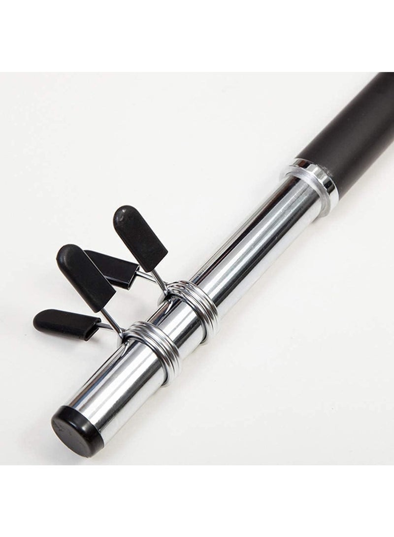 SG Space Gym 20KG Professional Adjustable Barbell Weight Set for Strength Training, Home Gym & Body Pump Workouts, Rubber-Coated Cast Iron Plates with Anti-Roll Design, Non-Slip Grip Bar, Quick Lock Collars - Image 4