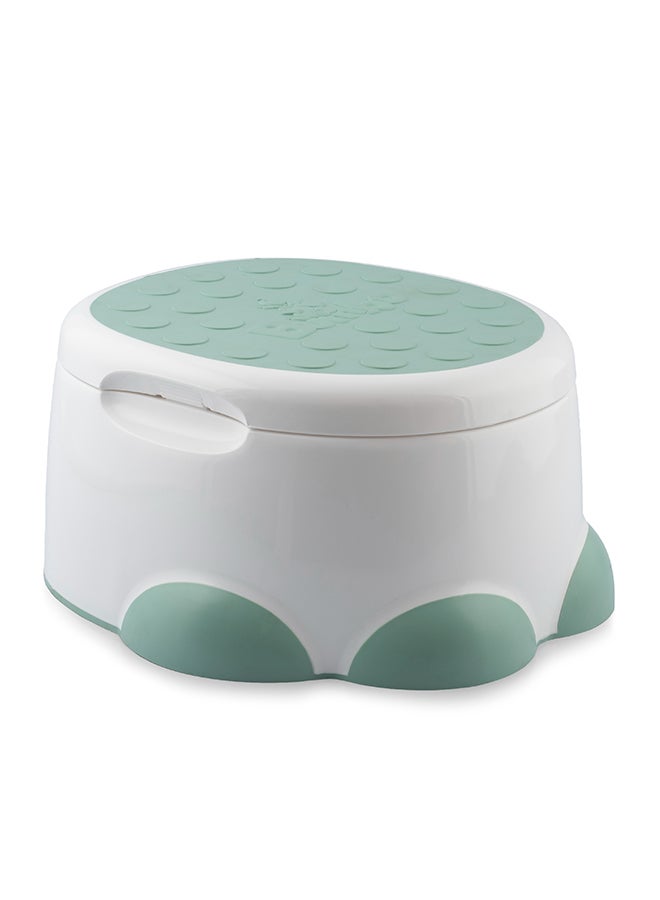 Bumbo Step ‘N Potty - Hemlock, Soft And Comfortable, Non-Slip, Removable Cup & Stow Away Lid, Ideal For Toddlers From 18 Months - Image 2