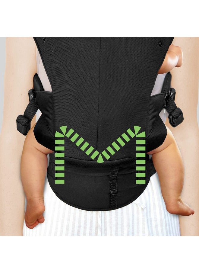 Chicco Snugsupport 4In1 Infant Carrier Front And Back Carry Positions Infant Backpack Baby Carrier Newborn To Toddler For Infants 7.533 Lbs. ; Blackblack  - Image 4