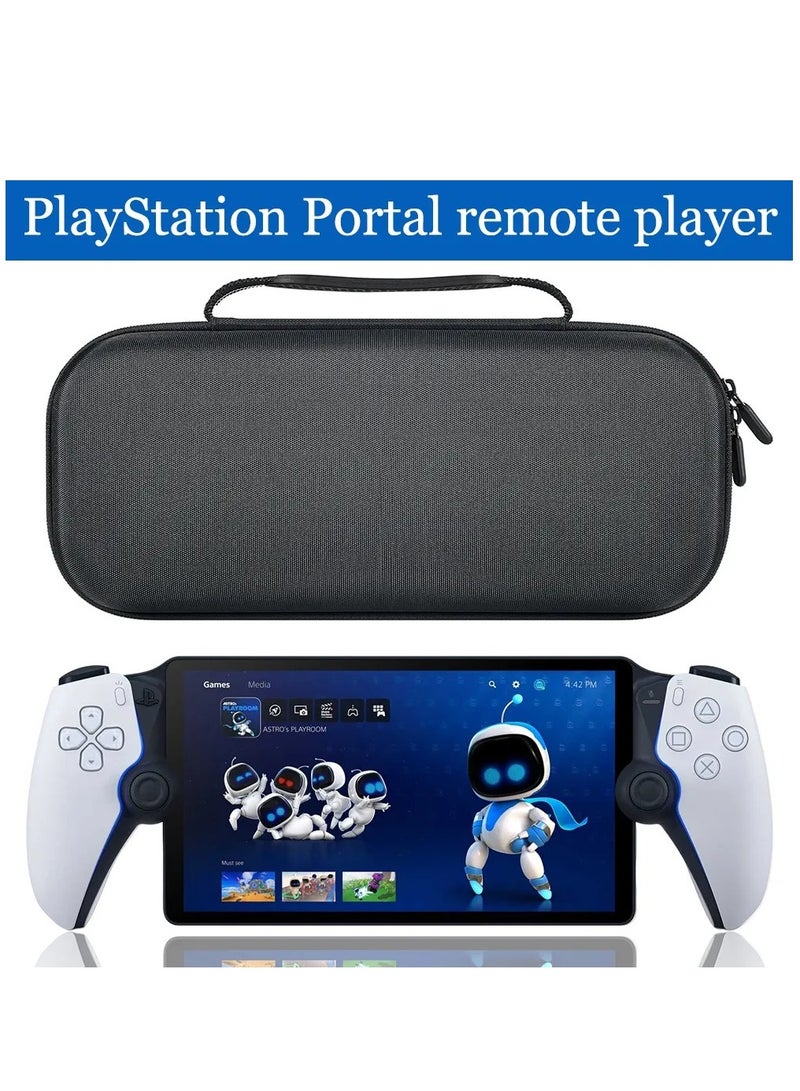 Carrying Case Bag for Sony PS5 PlayStation Portal Remote Player Shockproof Protective Travel Case Storage Bag Accessories (Black)  - Image 1