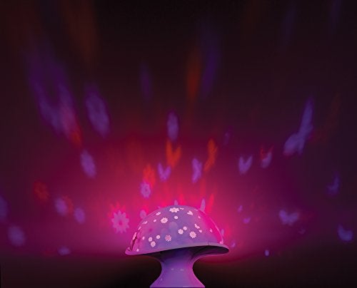 Uncle Milton In My Room Moonlight Mushroom Tabletop Dcor Night Light Projector - Image 5