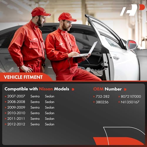 A-Premium Electric Power Window Regulator Without Motor Compatible with Nissan Sentra 2007 2008 2009 2010 2011 2012 Sedan Front Left Driver Side - Image 2