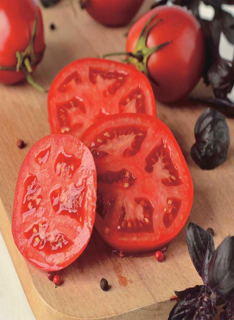 Better Bush Tomato Seeds - Ideal for Container Gardens, Medium-Sized Flavorful Tomatoes, Perfect for Slicing & Sandwiches, Thrives in Small Spaces (25 Seeds)