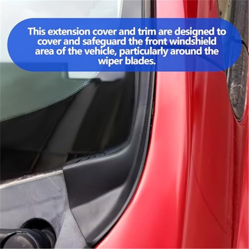 Wivplex Windshield Wiper Cowl Extension Trim - Image 5