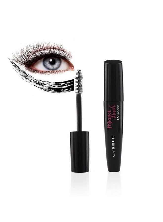 CYBELE Mega lash Mascara 01 Dark Black - Image 1