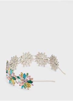 Ella Limited Edition Multicolor Jeweled Floral Headband  - Image 2
