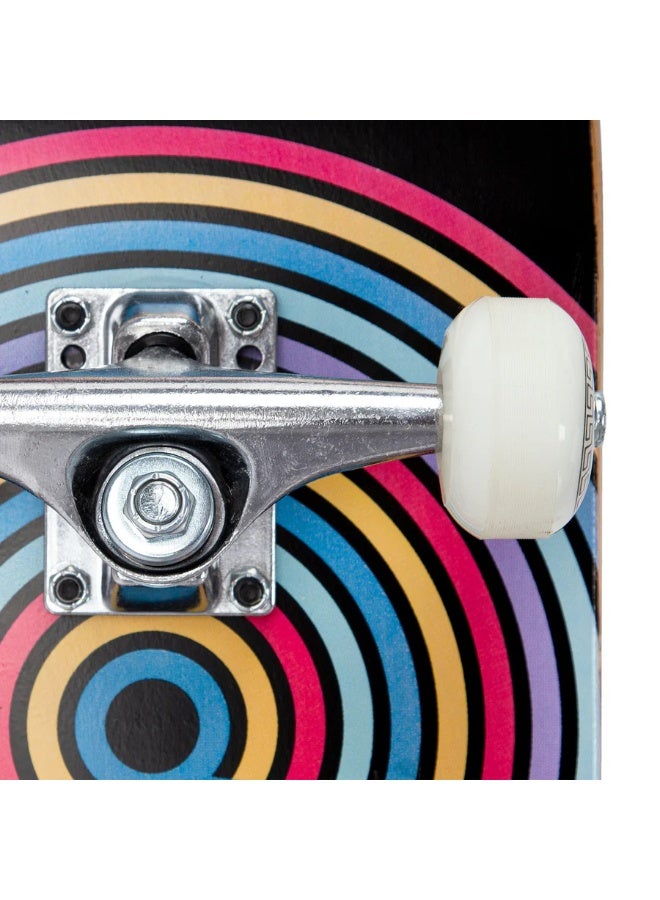 Spartan | Psyc Pro Skateboard 31" x 7.75" with 7 PLY Northeast Maple Wood Deck, 5" Heavy Duty Aluminium Trucks, 52MM x 32MM PU Cast Wheels, ABEC-7 Carbon Steel Bearings, 100kg Max Load | SP-1004BEC-7 Bearings | Supports 100KG | SP-1004 - Image 4