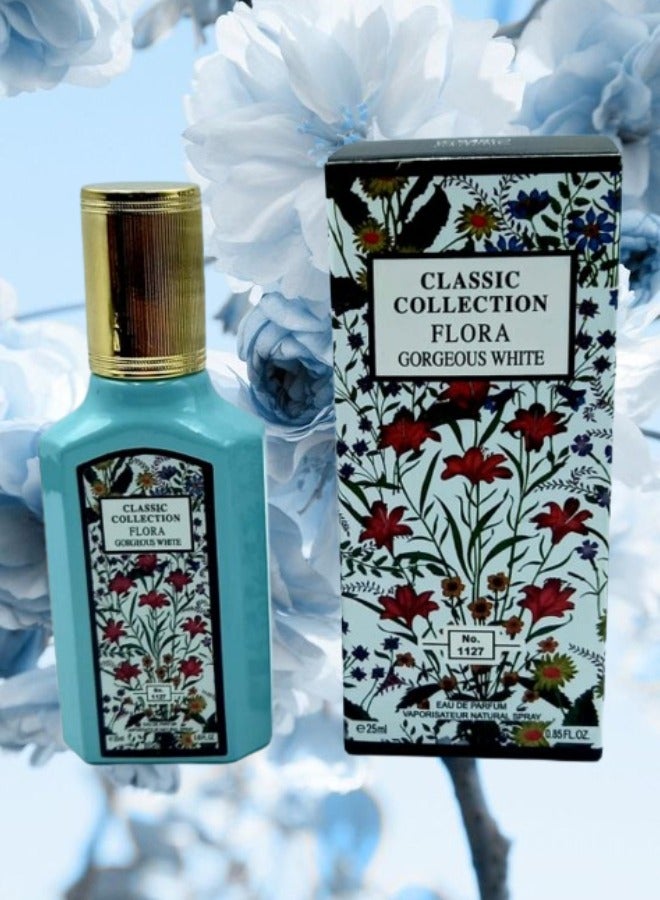 CLASSIC COLLECTION 8 Pieces Classic Collection Flora Gorgeous White Number 1127 EDP 25ML - Image 2