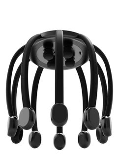 Generic Rechargeable Electric Scalp Massager Hair Stimulator Therapeutic Head Scratcher Stress Reliever Head Scalp Massager Octopus Style  - Image 1