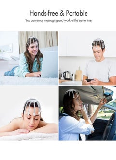 Generic Rechargeable Electric Scalp Massager Hair Stimulator Therapeutic Head Scratcher Stress Reliever Head Scalp Massager Octopus Style  - Image 3