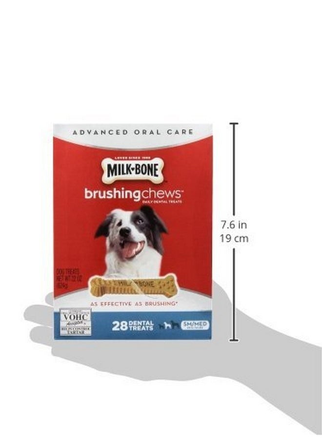 Milk-Bone Brushing Chews Daily Dental Treats - Small/Medium Value Pack, 22 Ounce - 28 Bones - pzsku/ZA6C7ED4BBFFCF7AE73CAZ/45/_/1737031422/6a83b826-cc54-412c-a880-16ba9d98520c